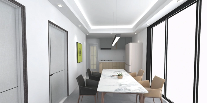 3D Render แบบบ้านชั้นเดียว-Building 3D Render